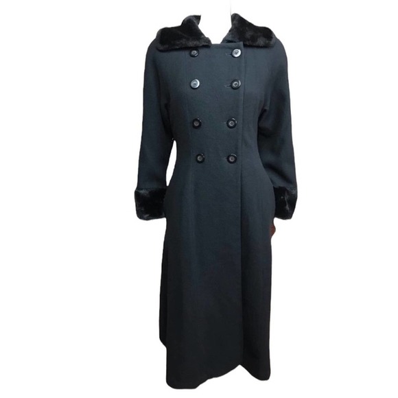 Donny Brooks Black Wool Coat SZ. 2
